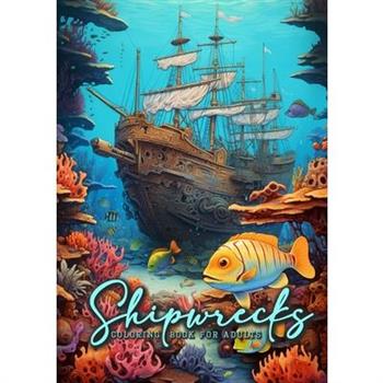 Shipwrecks Coloring Book for Adults