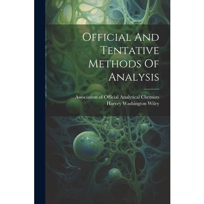 Official And Tentative Methods Of Analysis