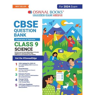 Oswaal CBSE Class 9 Science Question Bank (2024 Exam)