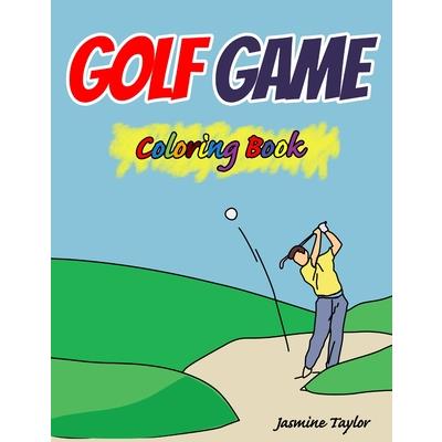 Golf Game Coloring Book