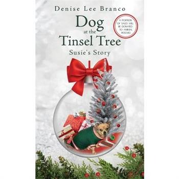 Dog at the Tinsel Tree