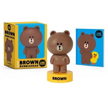 Line Friends Mini Brown Bobblehead
