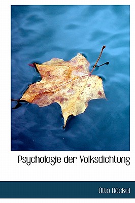 Psychologie Der Volksdichtung
