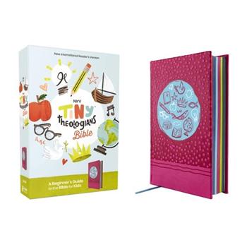 Nirv, Tiny Theologians Bible, Leathersoft Over Board, Pink, Comfort Print