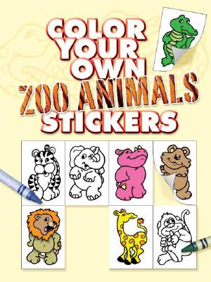 Color Your Own Zoo Animals Stickers