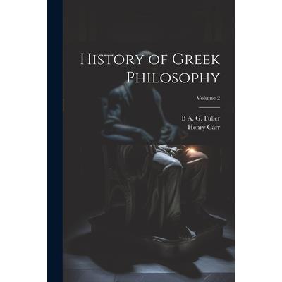 History of Greek Philosophy; Volume 2