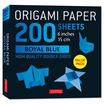 Origami Paper 200 Sheets Royal Blue 6 (15 CM)