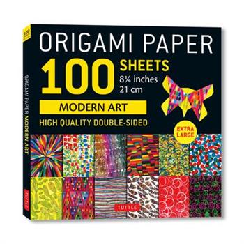 Origami Paper 100 Sheets Modern Art 8 1/4 (21 CM)
