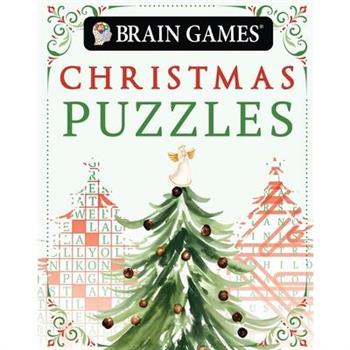 Brain Games Mini - Christmas Puzzles (Stocking Stuffer - Christmas Tree Cover)