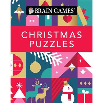 Brain Games Mini - Christmas Puzzles (Stocking Stuffer - Design Cover)