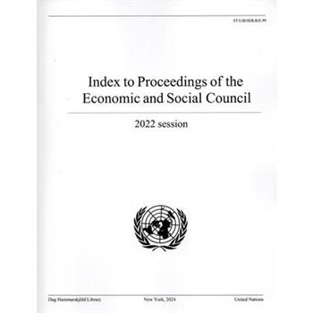 Index to Proceedings of the Economic and Social Council 2022