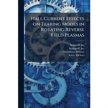 Hall Current Effects on Tearing Modes in Rotating Reverse Field Plasmas