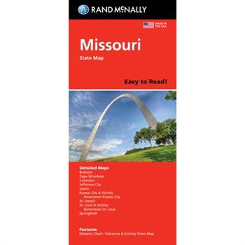 Rand McNally Easy to Read: Missouri State Map