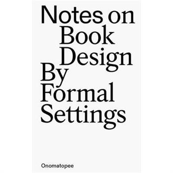 Notes on Book Design