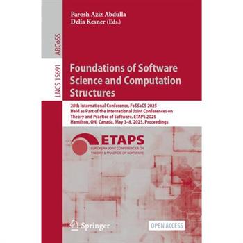 Foundations of Software Science and Computation Structures