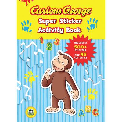 Curious George Super Sticker Activity Book (Cgtv)