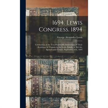 1694. Lewis Congress. 1894