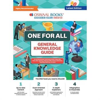 Oswaal One for all GK Guide English Medium (Latest Edition) For All Government Job Exams (UPSC, State PSC, PSUs, SSC, Banking, Railways RRB, Defence NDA/CDS, Teaching, State Govt. & More)