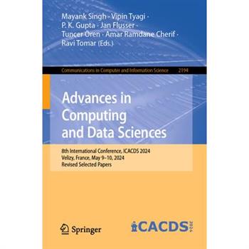 Advances in Computing and Data Sciences