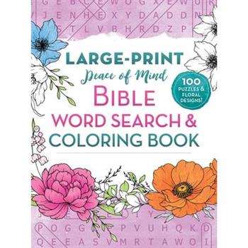 Peace of Mind Bible Word Search & Coloring Book