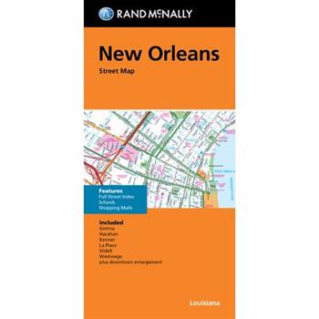 Rand McNally Folded Map: New Orleans Street Map