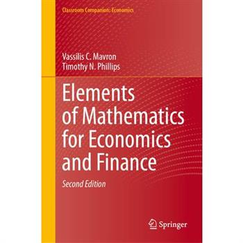 Elements of Mathematics for Economics and Finance