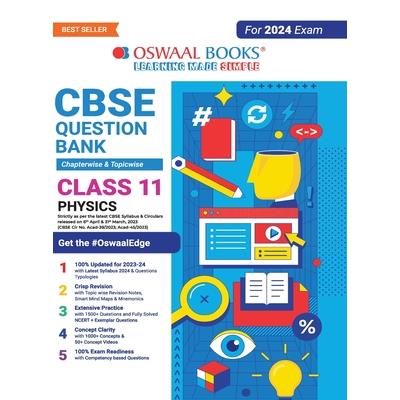 Oswaal CBSE Class 11 Physics Question Bank (2024 Exam)