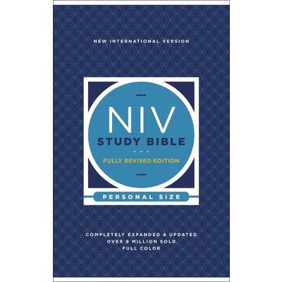 NIV Study Bible, Fully Revised Edition, Personal Size, Hardcover, Red Letter, Comfort Print