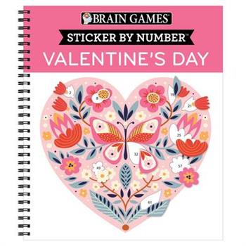 Brain Games - Sticker by Number: Valentine’s Day