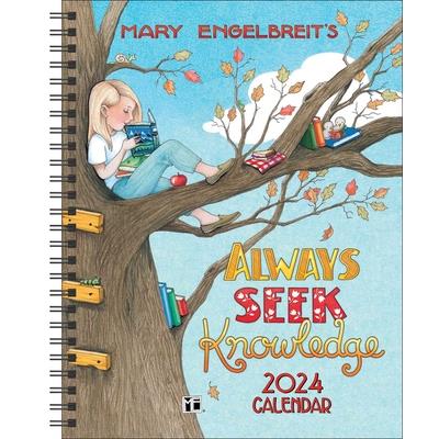 Mary Engelbreit’s 12-Month 2024 Monthly/Weekly Planner Calendar