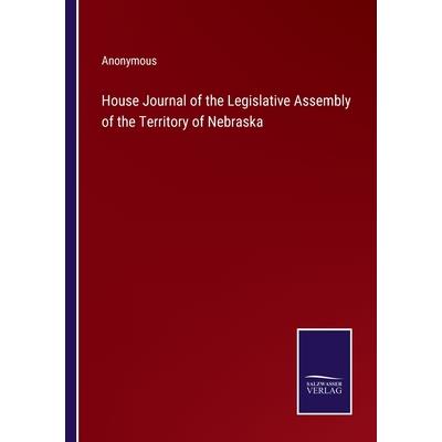 House Journal of the Legislative Assembly of the Territory of Nebraska