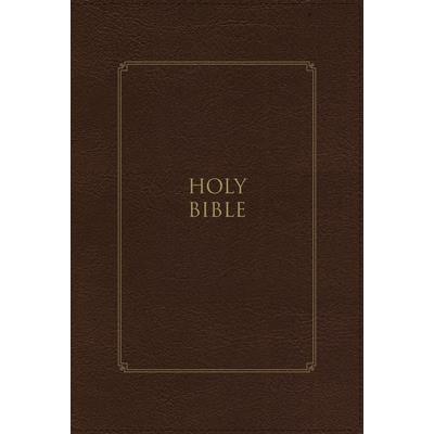 Kjv, Thompson Chain-Reference Bible, Large Print, Leathersoft, Brown, Red Letter, Thumb Indexed, Comfort Print