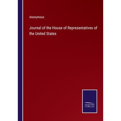 Journal of the House of Representatives of the United States