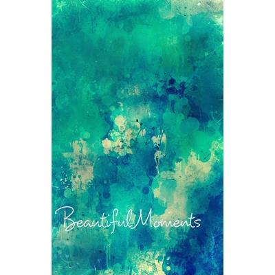 Beautiful Moments Blank Page Write In Journal (Green Abstract)