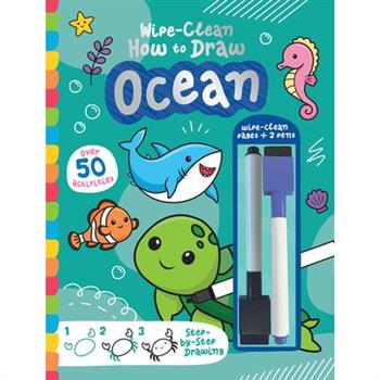 Wipe-Clean How to Draw Ocean