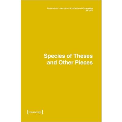 Dimensions: Journal of Architectural Knowledge