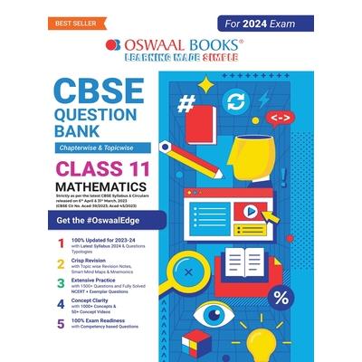 Oswaal CBSE Class 11 Mathematics Question Bank (2024 Exam)