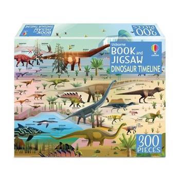 Usborne Book and Jigsaw Dinosaur Timeline