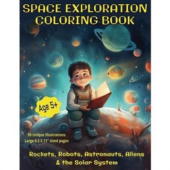Space Exploration Coloring Book