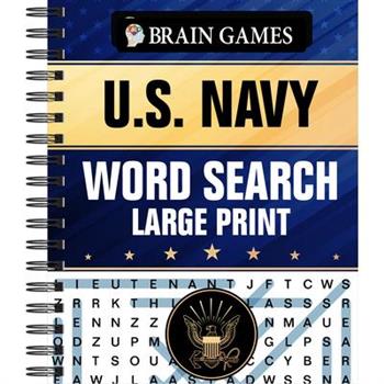 Brain Games - U.S. Navy Word Search - Large Print