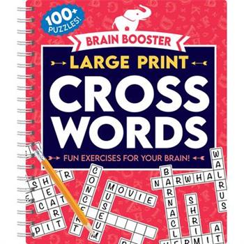 Brain Booster: Large Print Crosswords