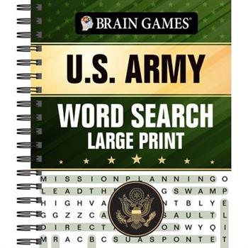 Brain Games - U.S. Army Word Search - Large Print