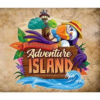 Vacation Bible School (Vbs) 2021 Discovery on Adventure Island Large LOGO Poster