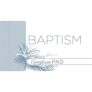 Baptism Certificate Pad (25 Count)