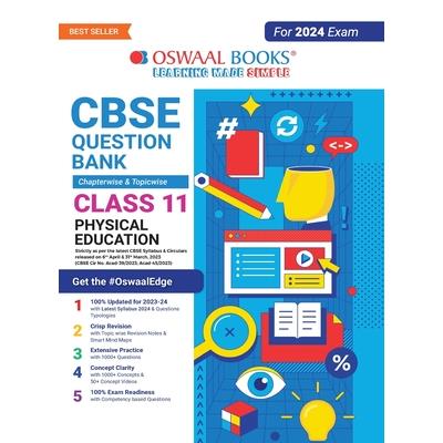 Oswaal CBSE Class 11 Physical Education Question Bank (2024 Exam)