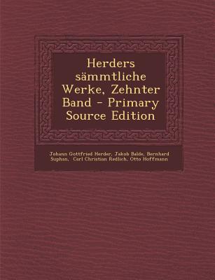 Herders Sammtliche Werke, Zehnter Band