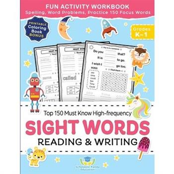 Sight Words Top 150 Must Know High-frequency Kindergarten & 1st Grade