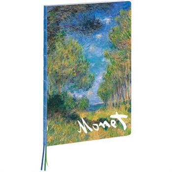 Pine Tree Path, Claude Monet A4 Notebook