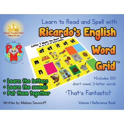 Learn to Read and Spell with Ricardo’s English Word Grid(TM)