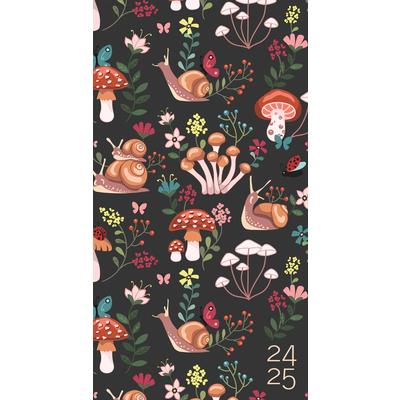 Mushrooms 2024 3.5 X 6.5 2-Year Pocket Planner